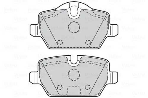 302051 VALEO Тормозные колодки