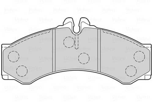 302089 VALEO Тормозные колодки