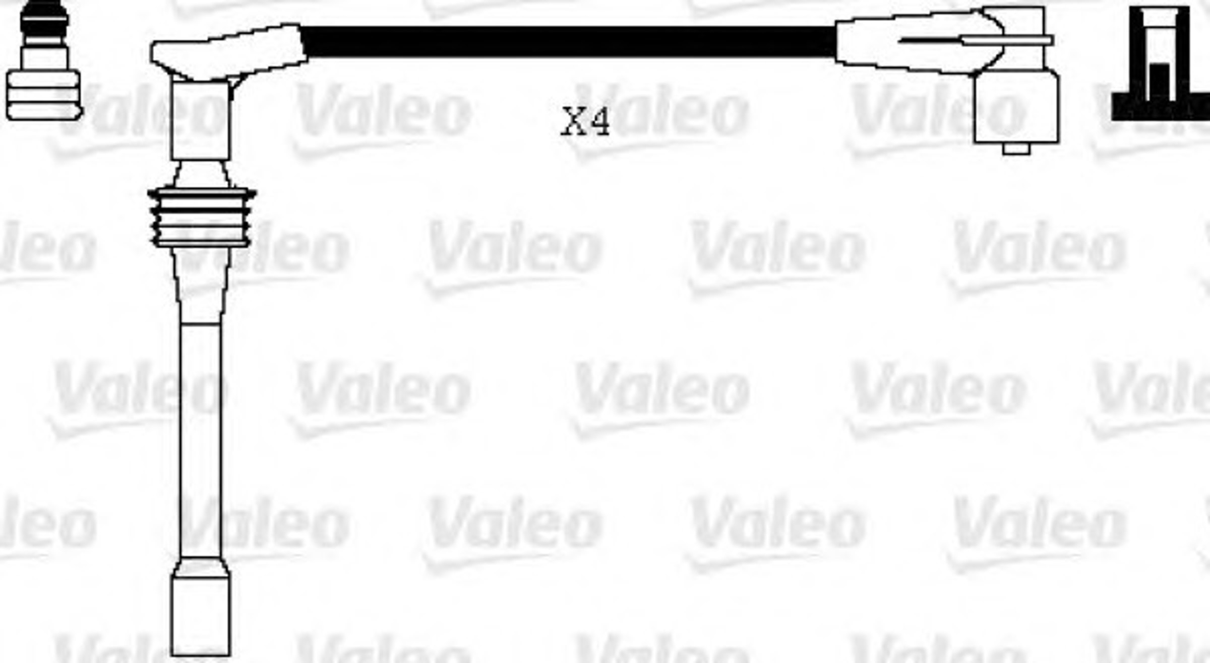 Комплект проводов зажигания VALEO 346098