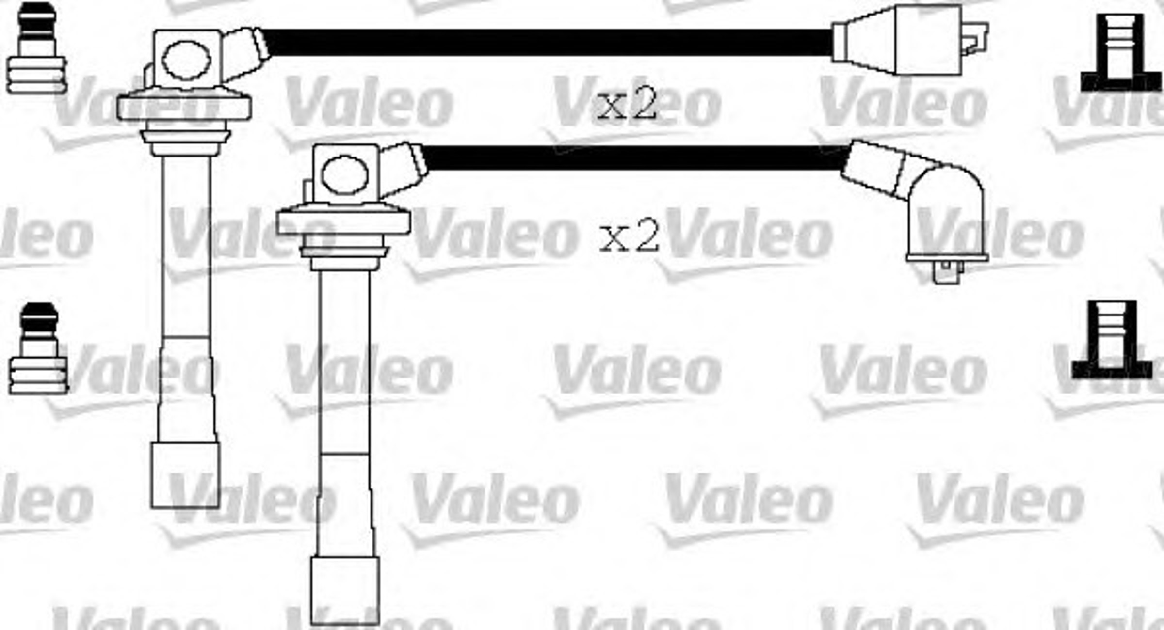 Комплект проводов зажигания VALEO 346328