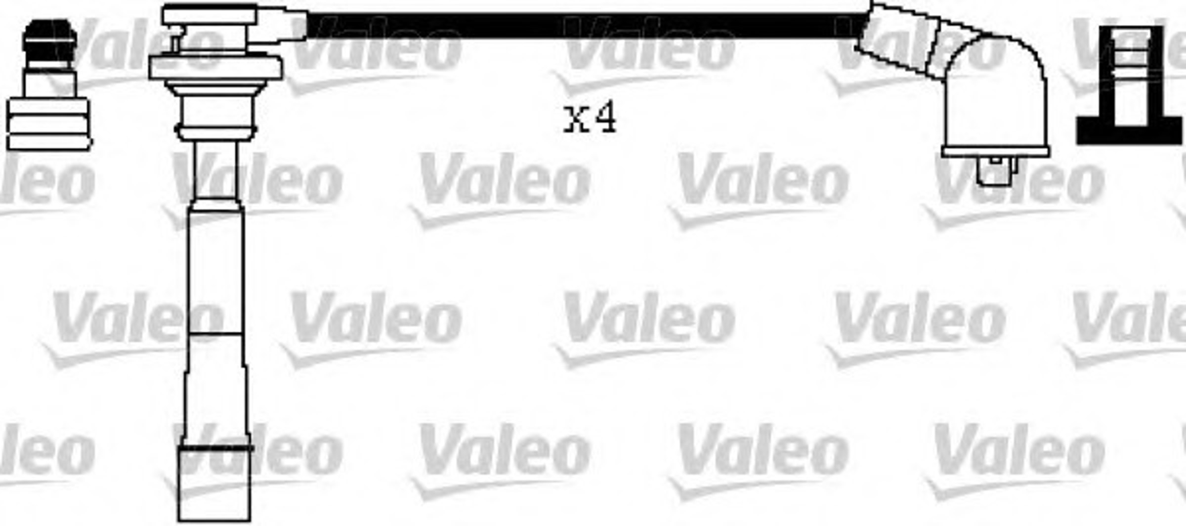 Комплект проводов зажигания VALEO 346451