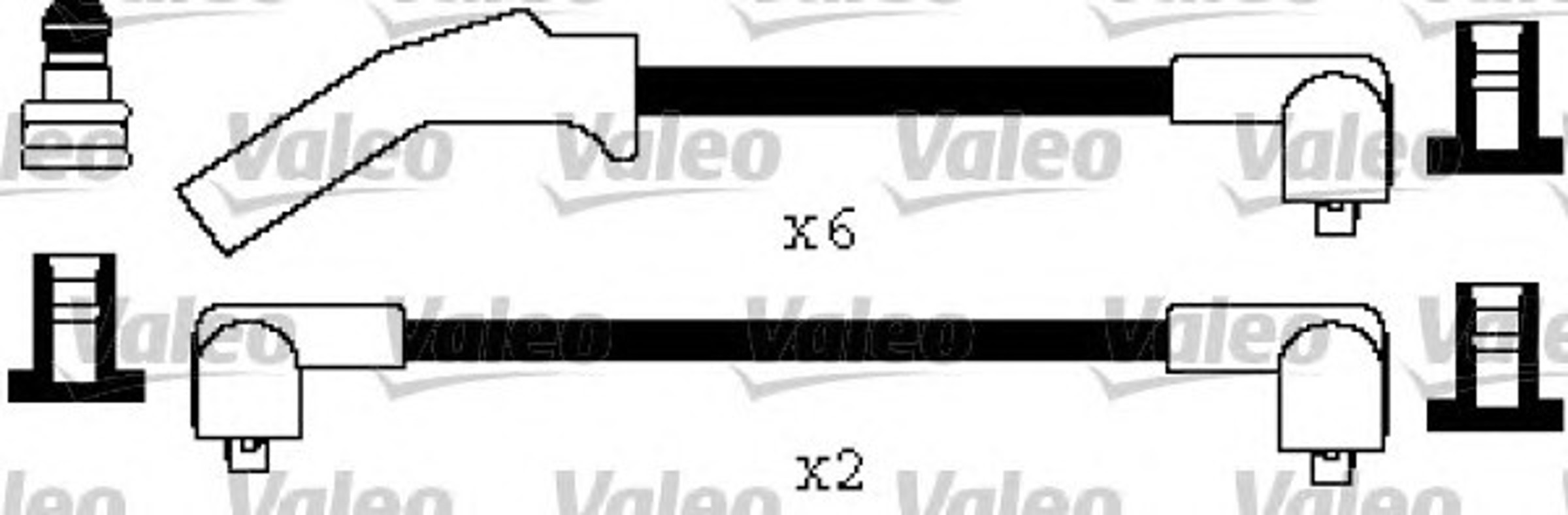 Комплект проводов зажигания VALEO 346483