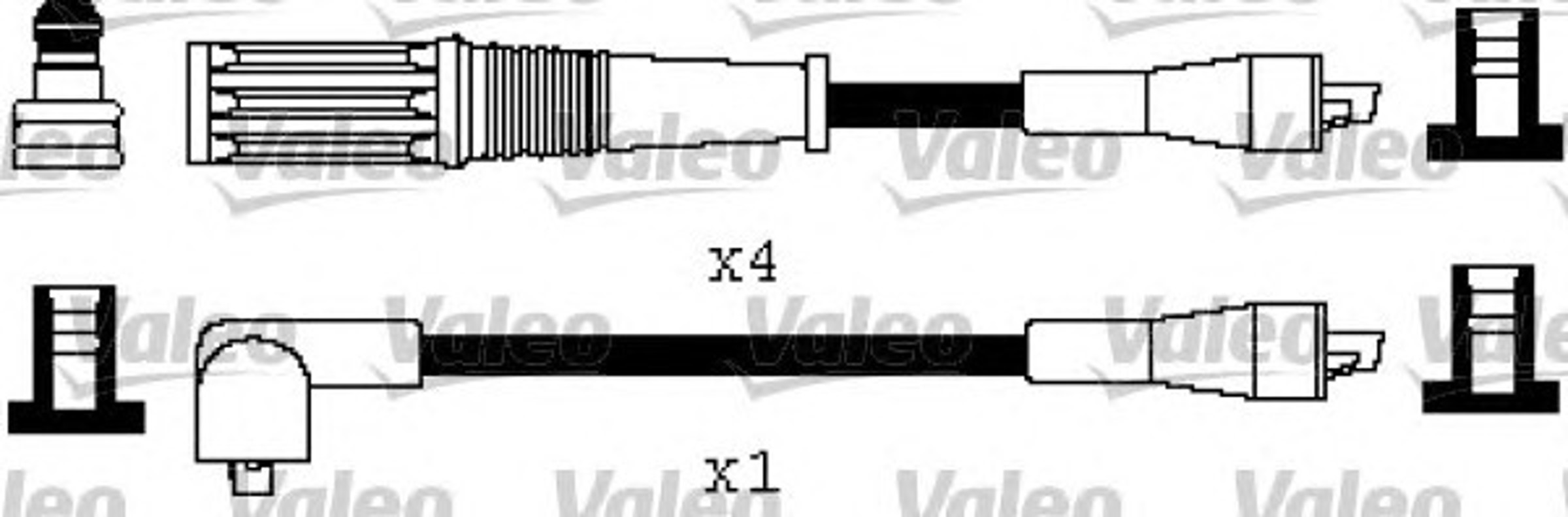 Комплект проводов зажигания VALEO 346488