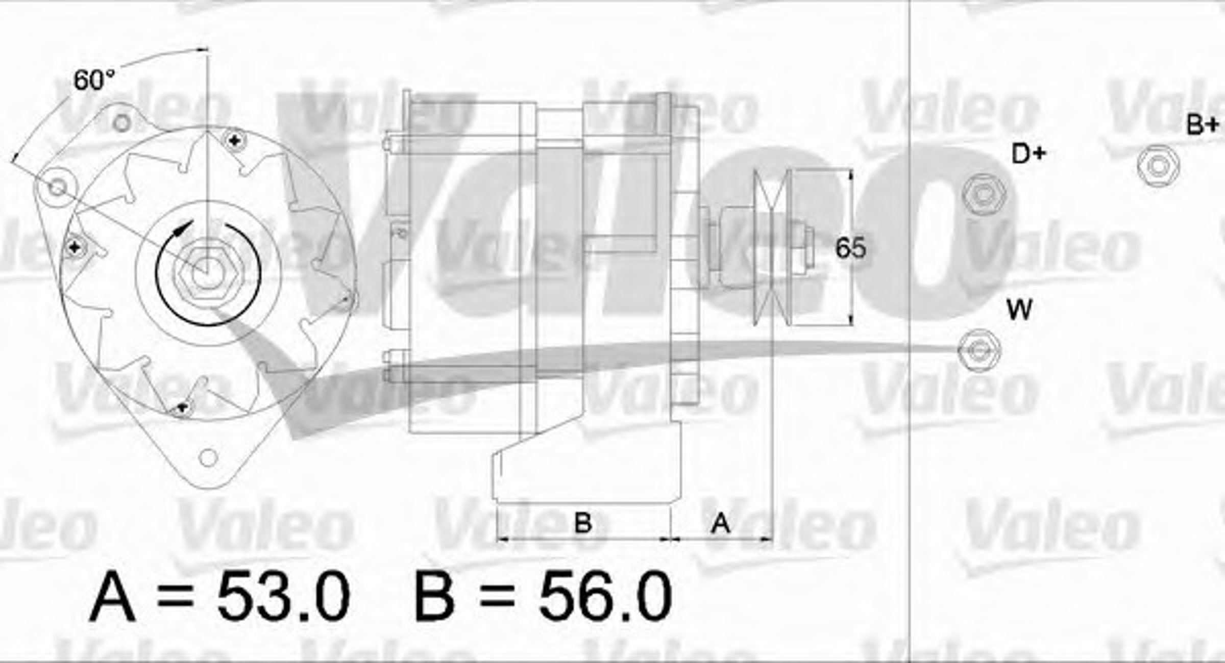 Генератор VALEO 436581