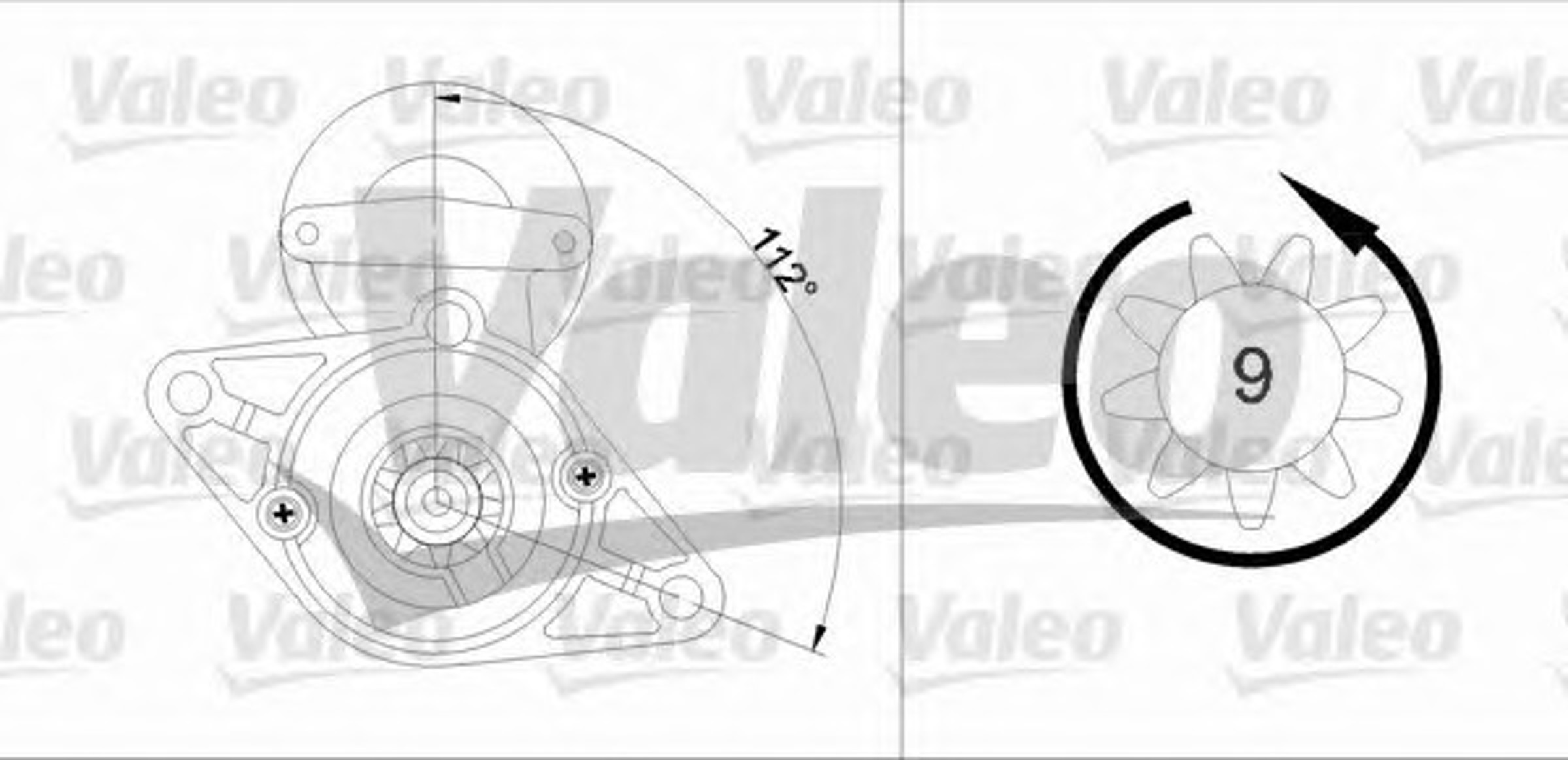 Стартер VALEO 455916