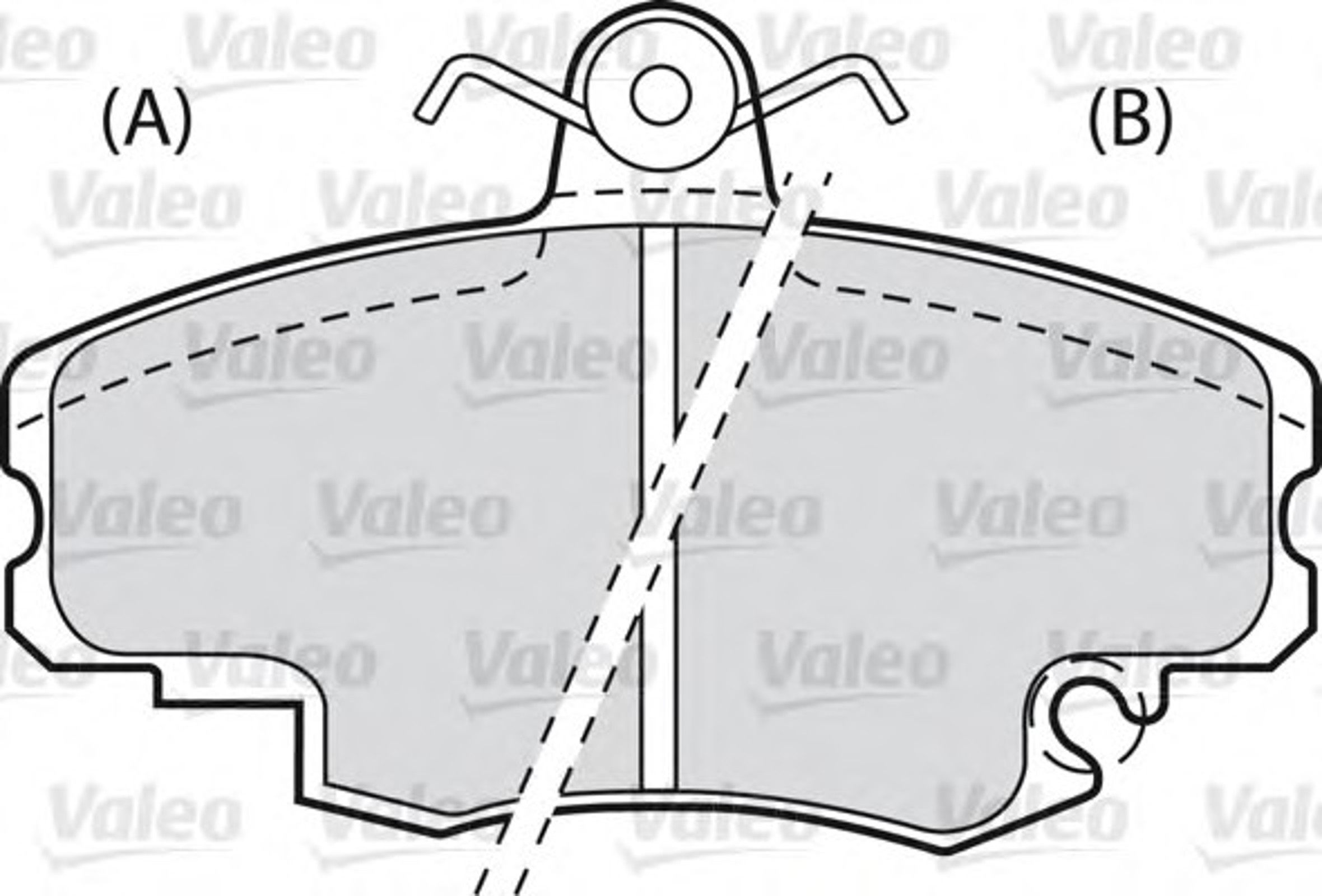 540143 VALEO Колодки тормозные дисковые