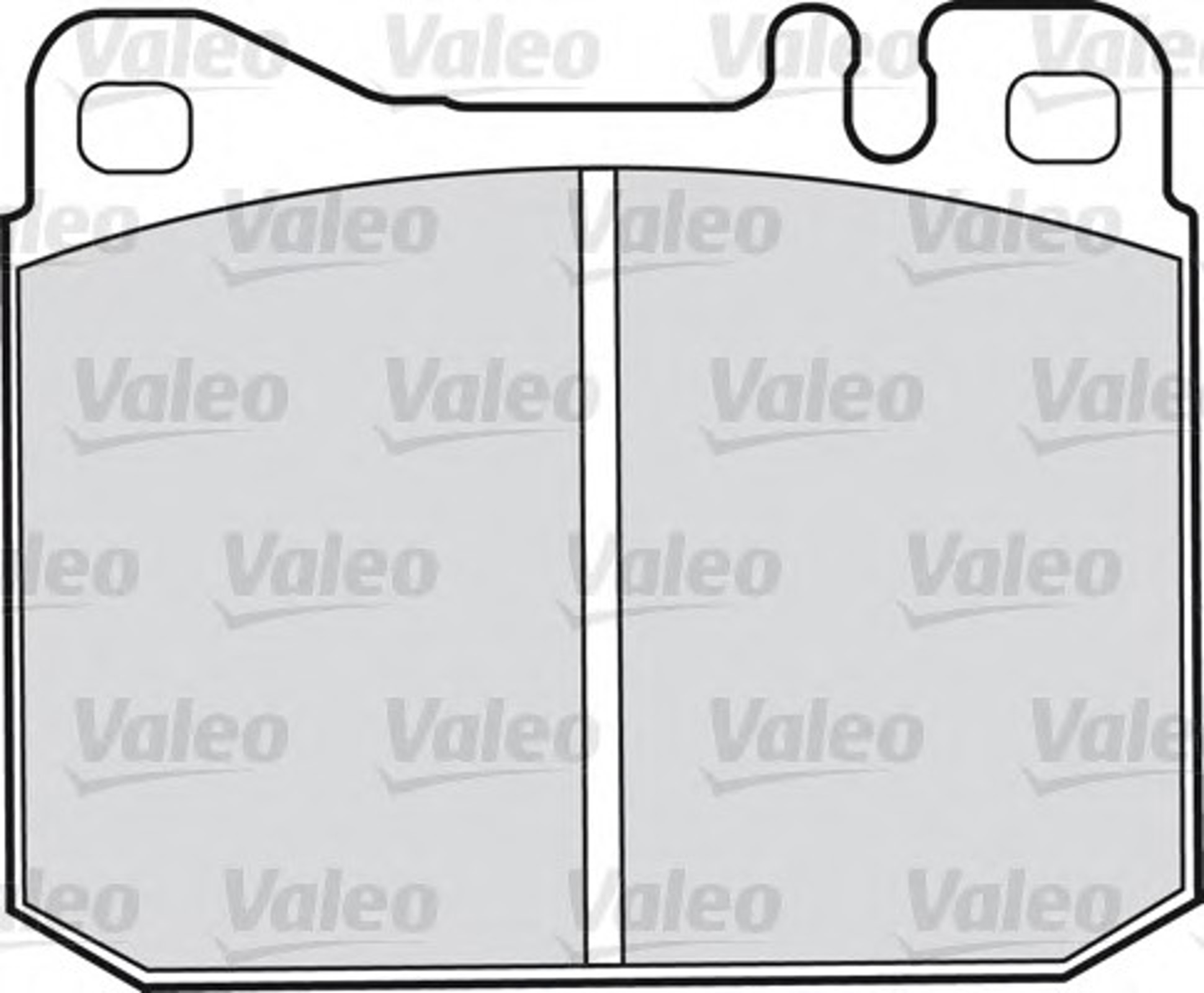 540162 VALEO Колодки тормозные дисковые