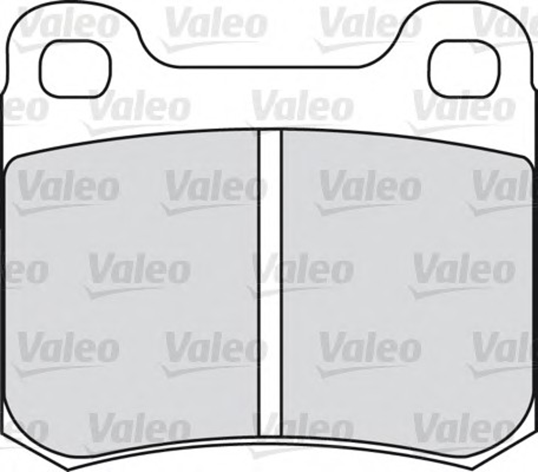 551012 VALEO Колодки тормозные дисковые