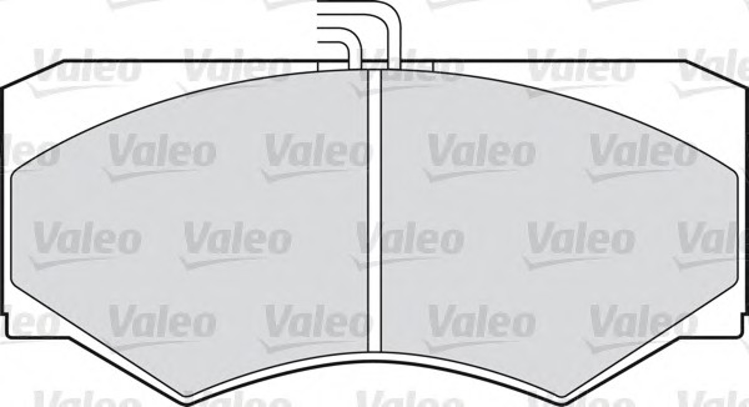 551021 VALEO Колодки тормозные дисковые