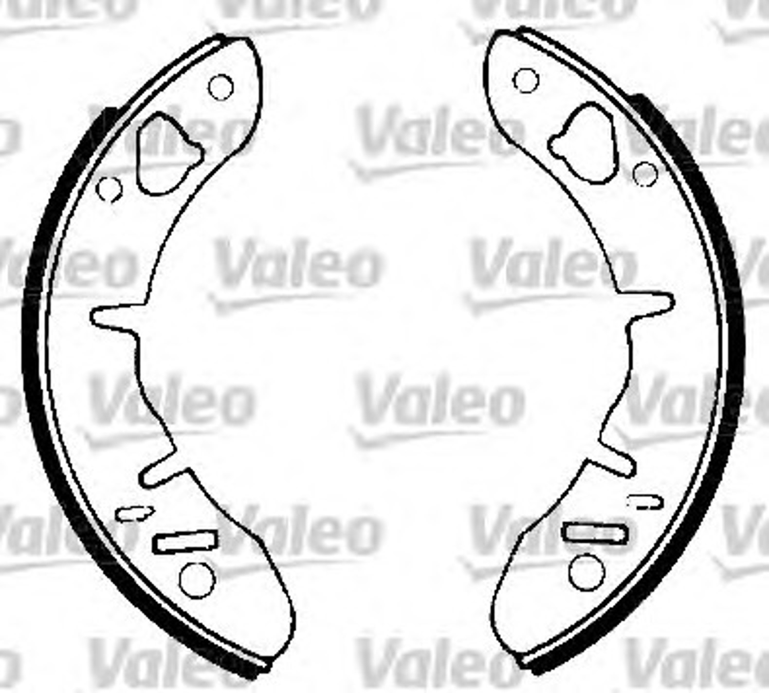 Комплект тормозных колодок VALEO 562047