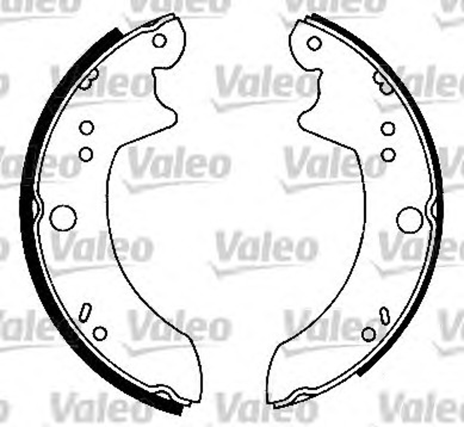 Комплект тормозных колодок VALEO 562066
