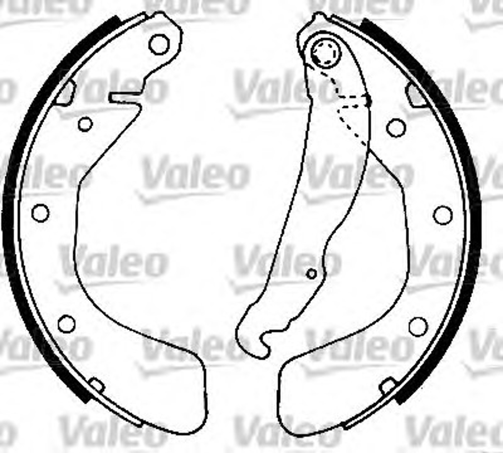 Комплект тормозных колодок VALEO 562077