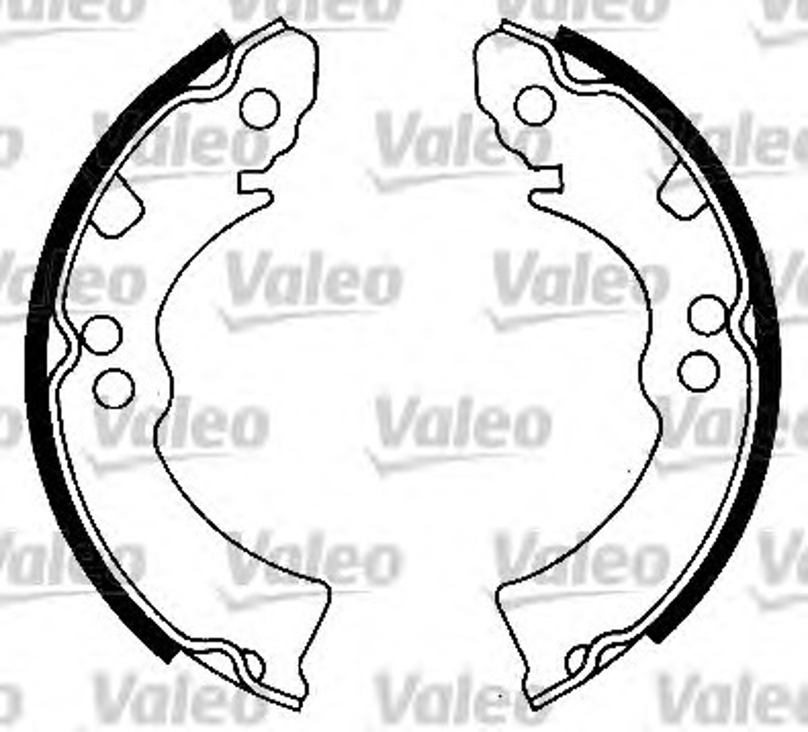 Комплект тормозных колодок VALEO 562532