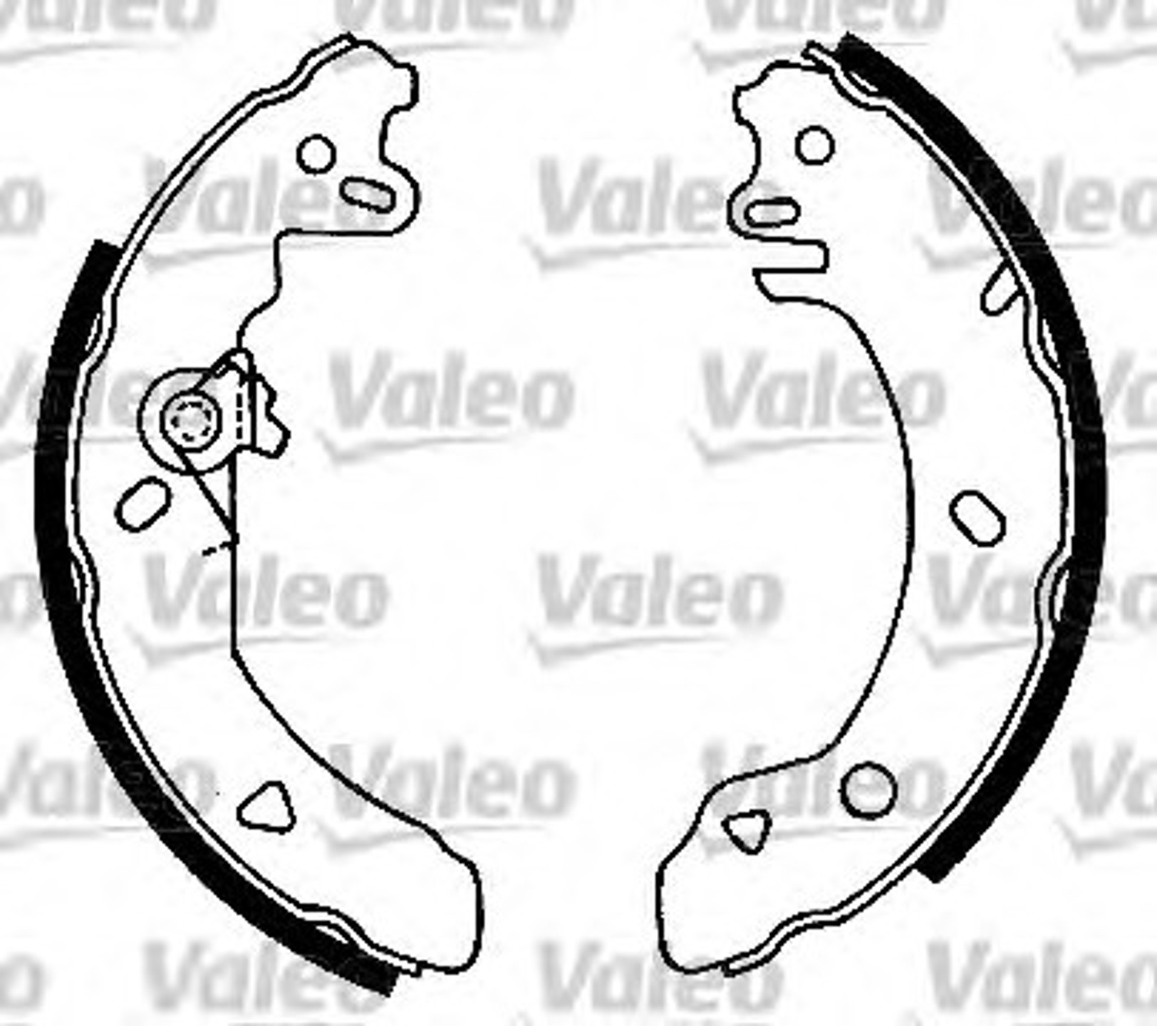Комплект тормозных колодок VALEO 562538