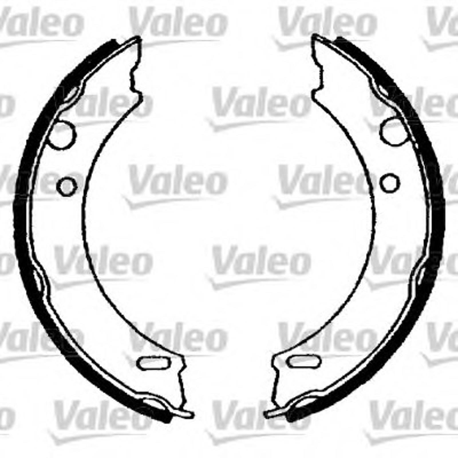 Комплект тормозных колодок стояночная тормозная система VALEO 562727