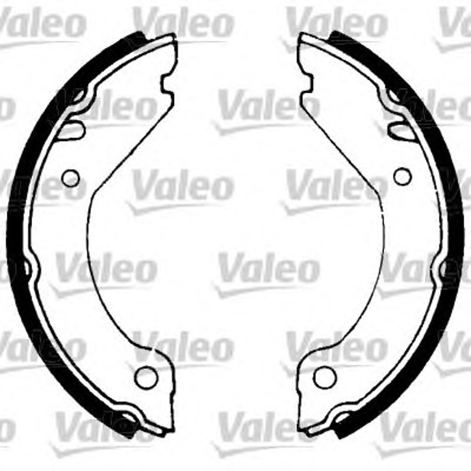 Колодки тормозные барабанные VALEO 562765