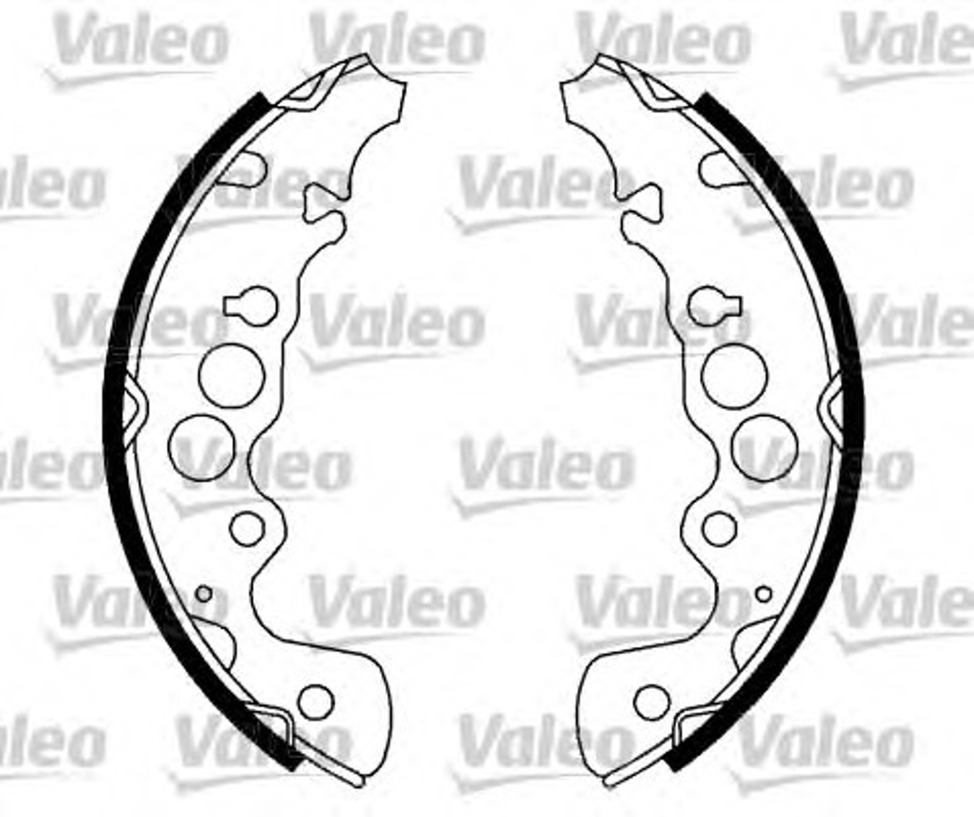 Комплект тормозных колодок VALEO 562784