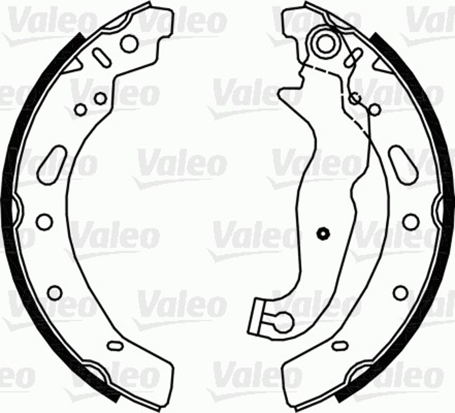 Комплект тормозных колодок VALEO 564086