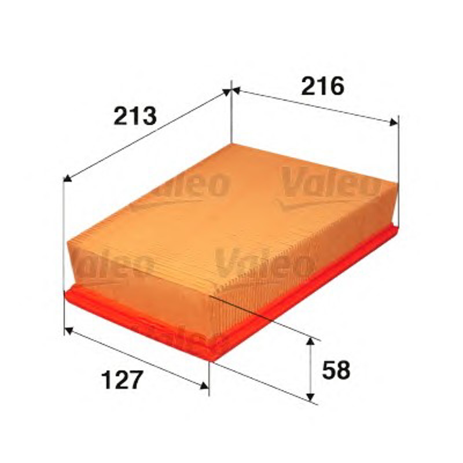 Фильтр воздушный VALEO 585136