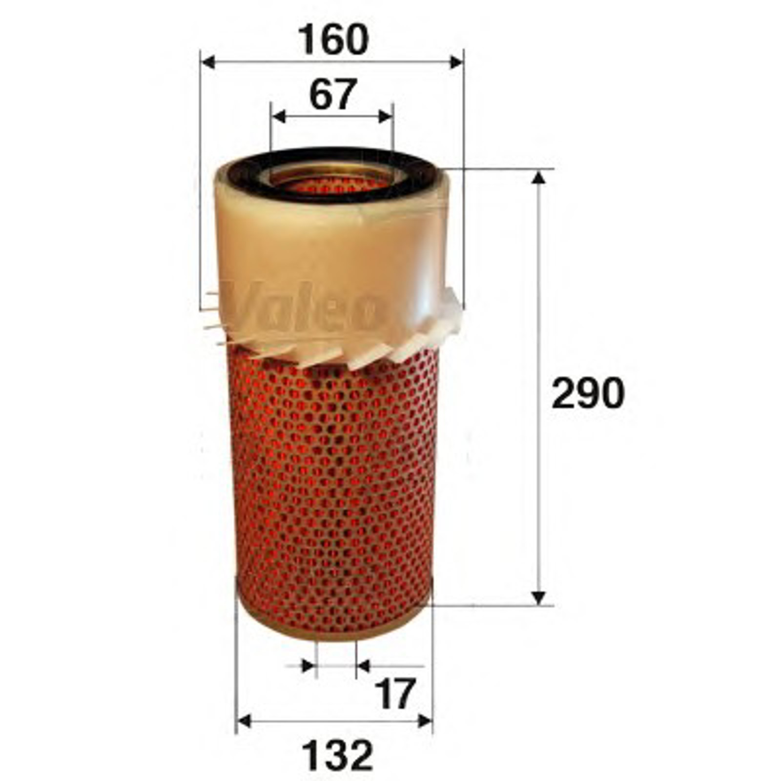 Фильтр воздушный VALEO 585636