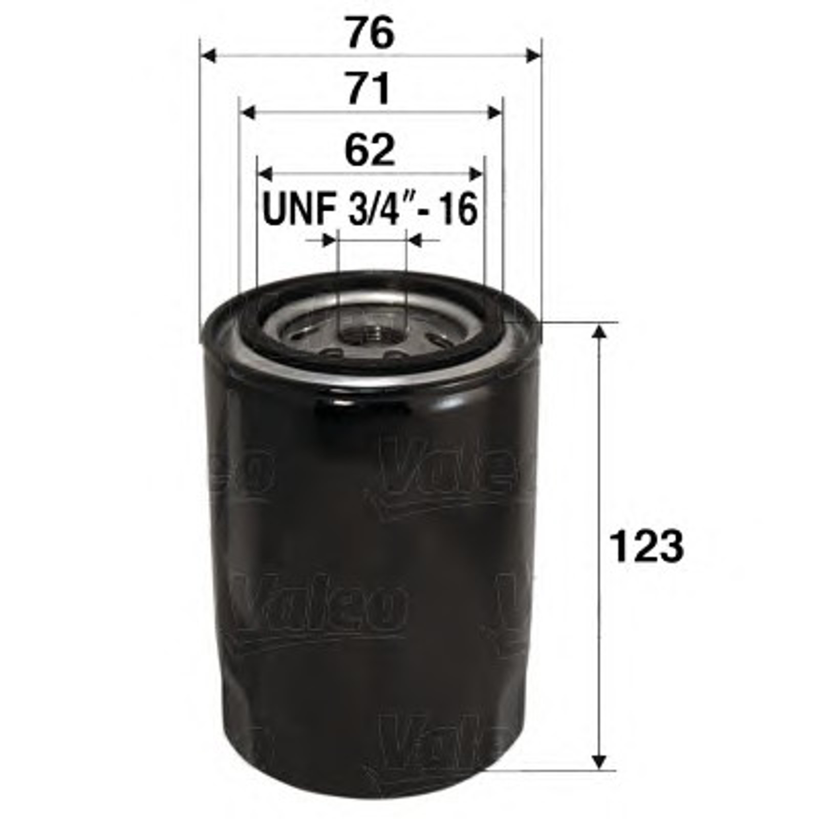 Фильтр масляный VALEO 586038