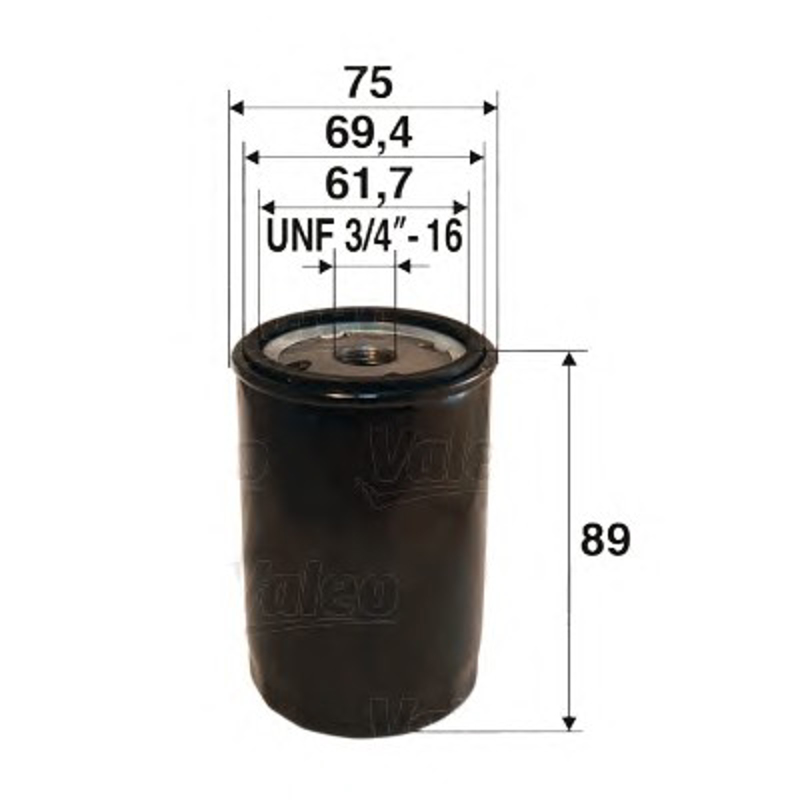 Фильтр масляный VALEO 586053