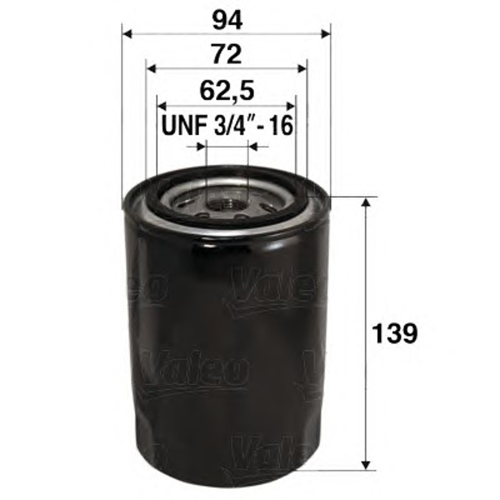 Фильтр масляный VALEO 586064