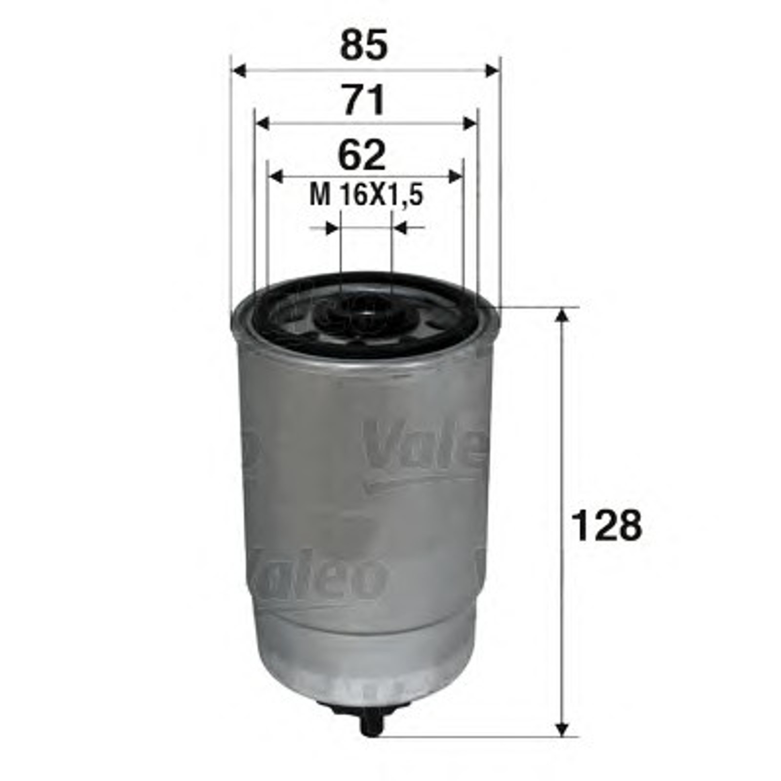 Фильтр топливный VALEO 587706