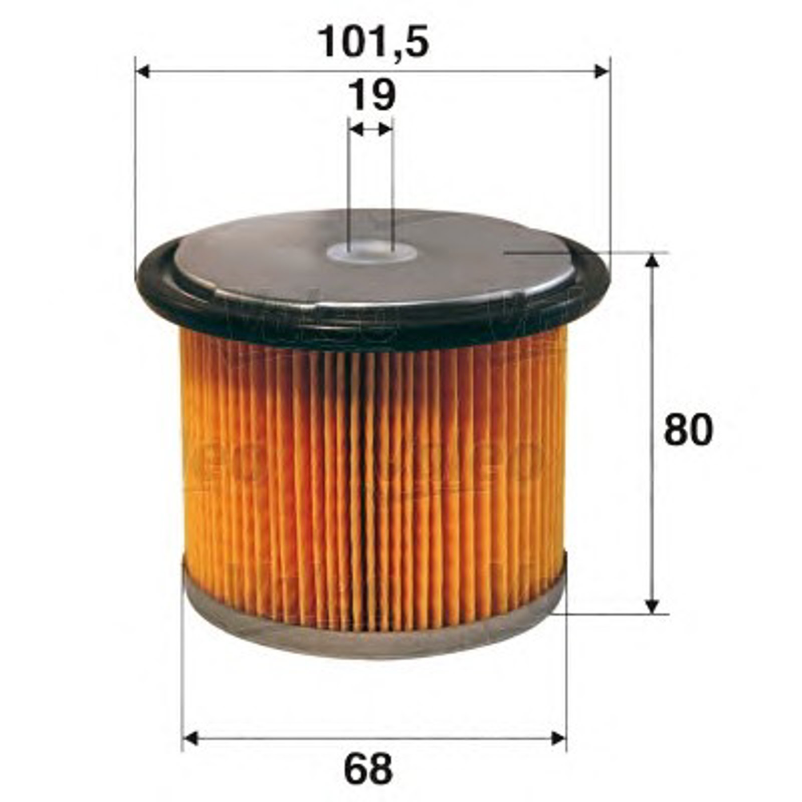 Фильтр топливный VALEO 587905