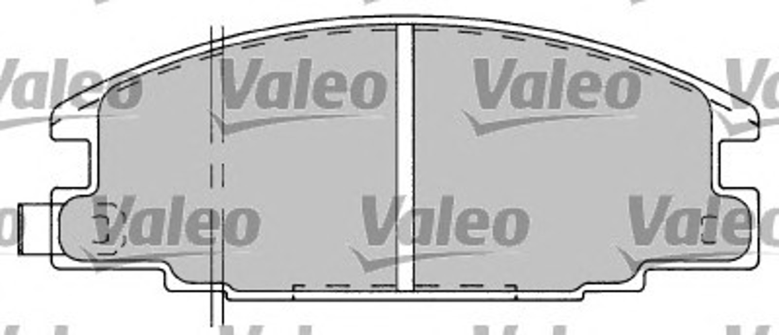 597093 VALEO Комплект тормозных колодок, дисковый тормоз