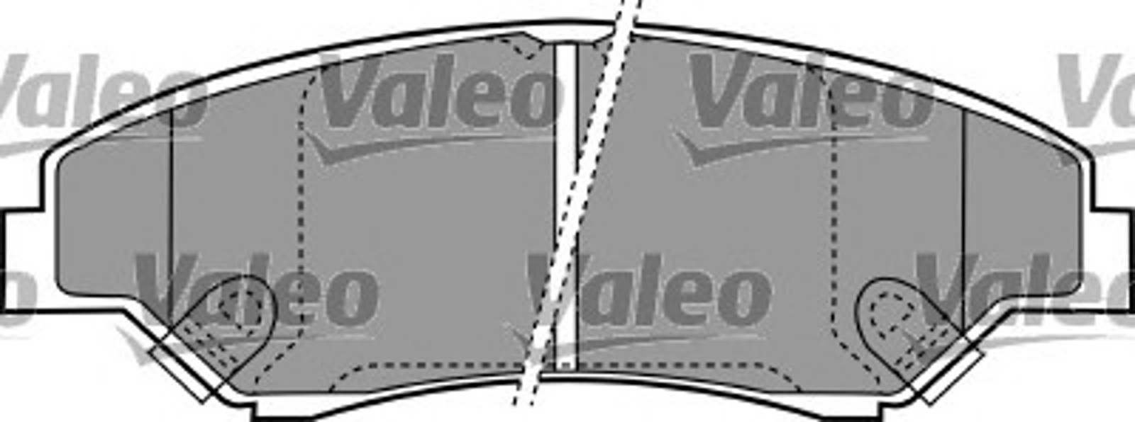 597314 VALEO Комплект тормозных колодок, дисковый тормоз