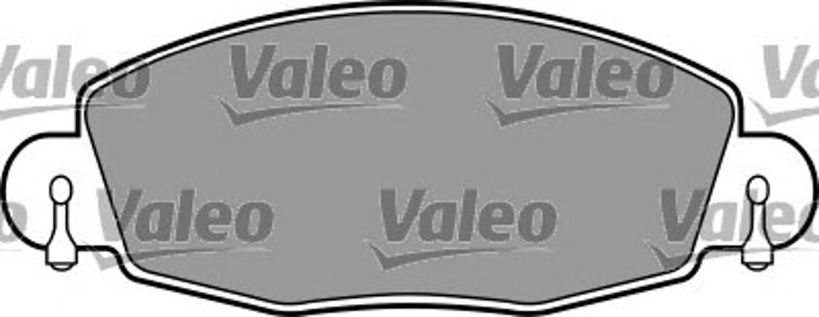 597318 VALEO Комплект тормозных колодок, дисковый тормоз