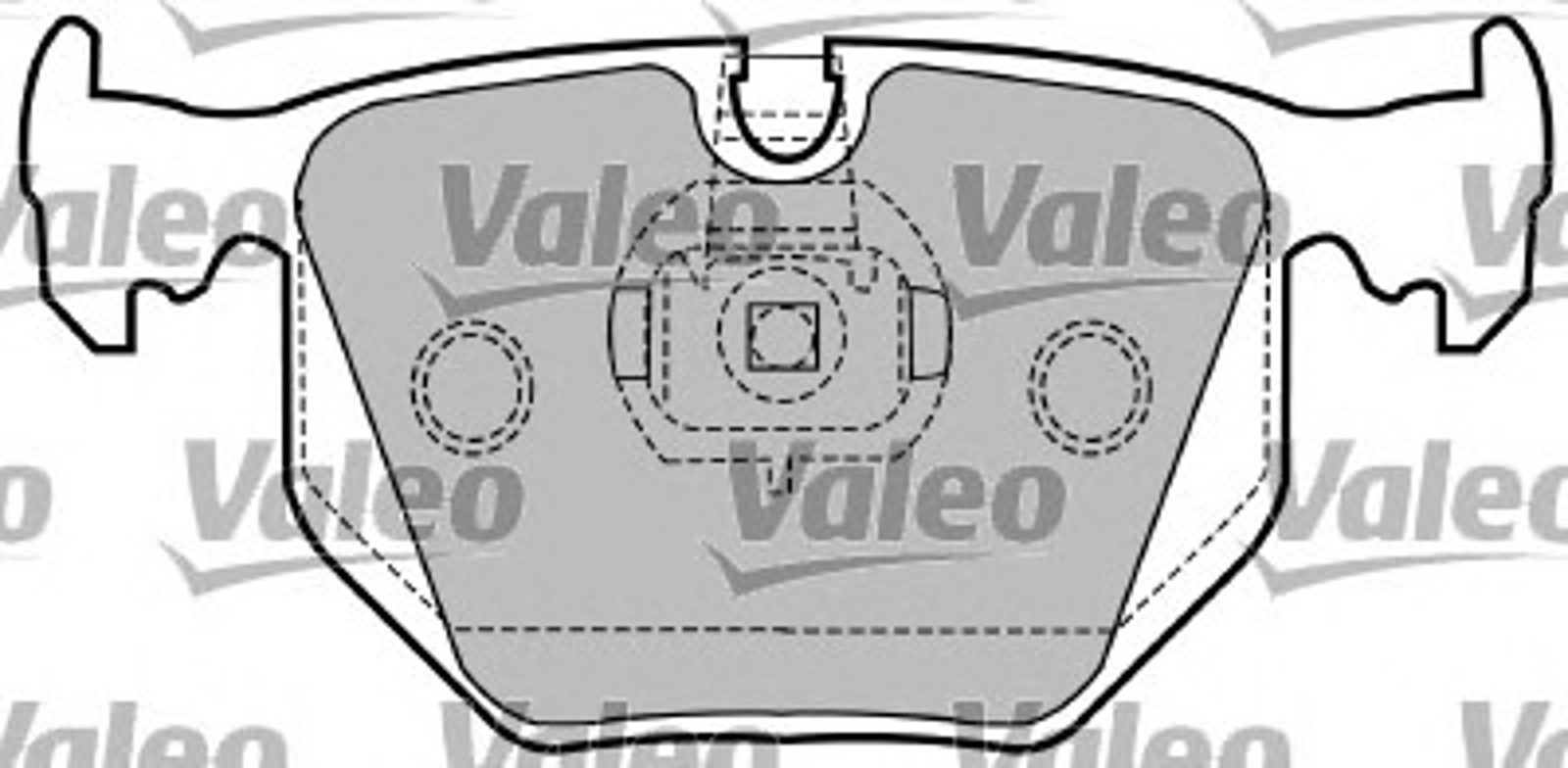 597323 VALEO Колодки тормозные дисковые