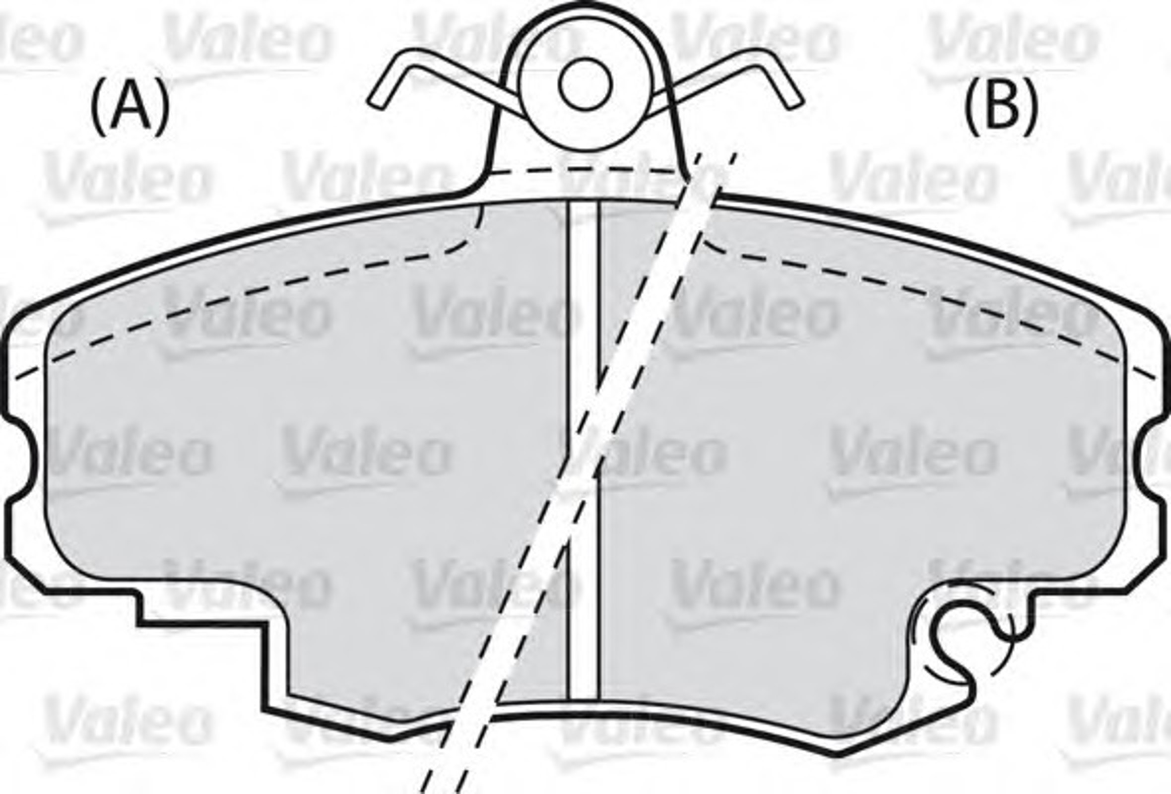 Колодки тормозные дисковые VALEO 598002
