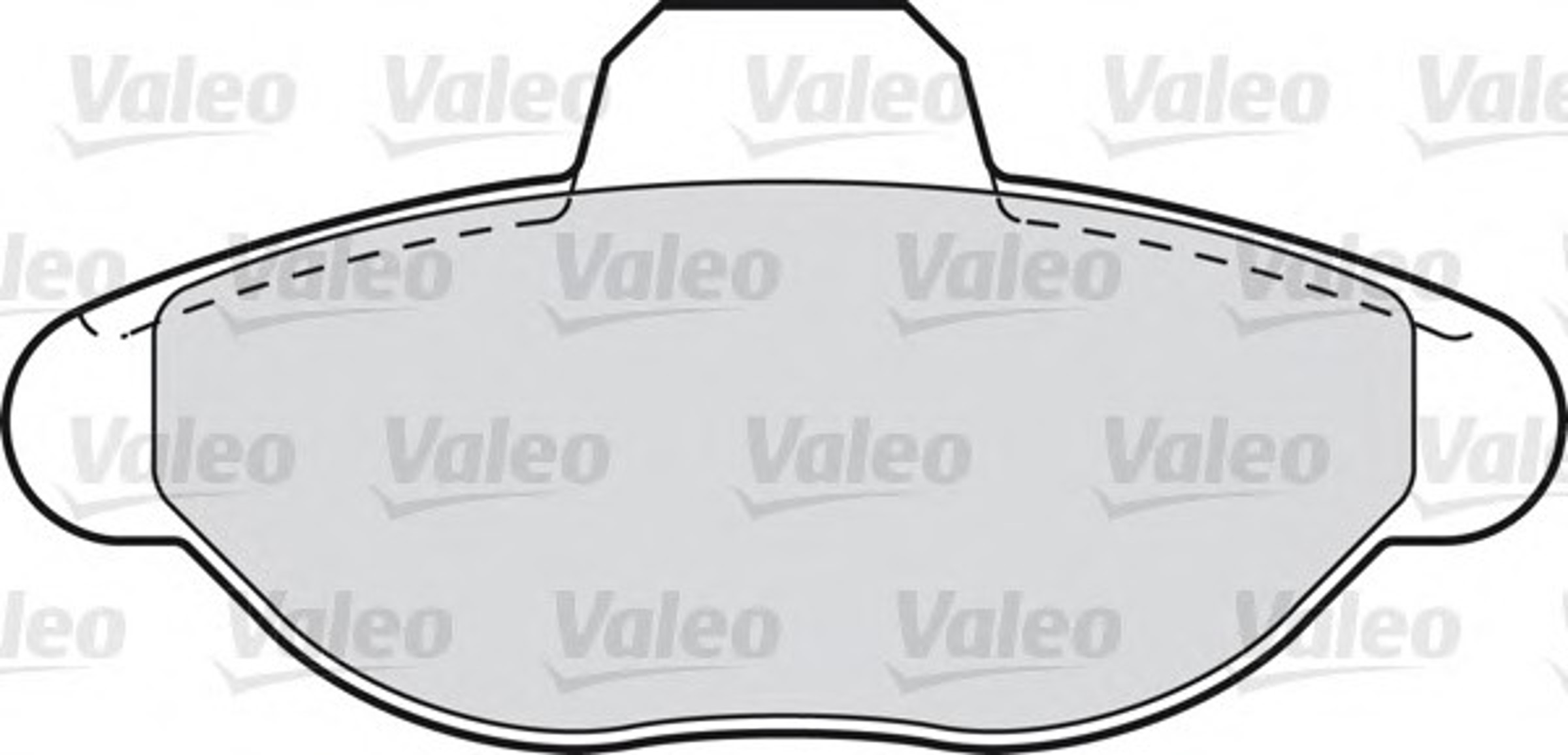 Комплект тормозных колодок дисковый тормоз VALEO 598012