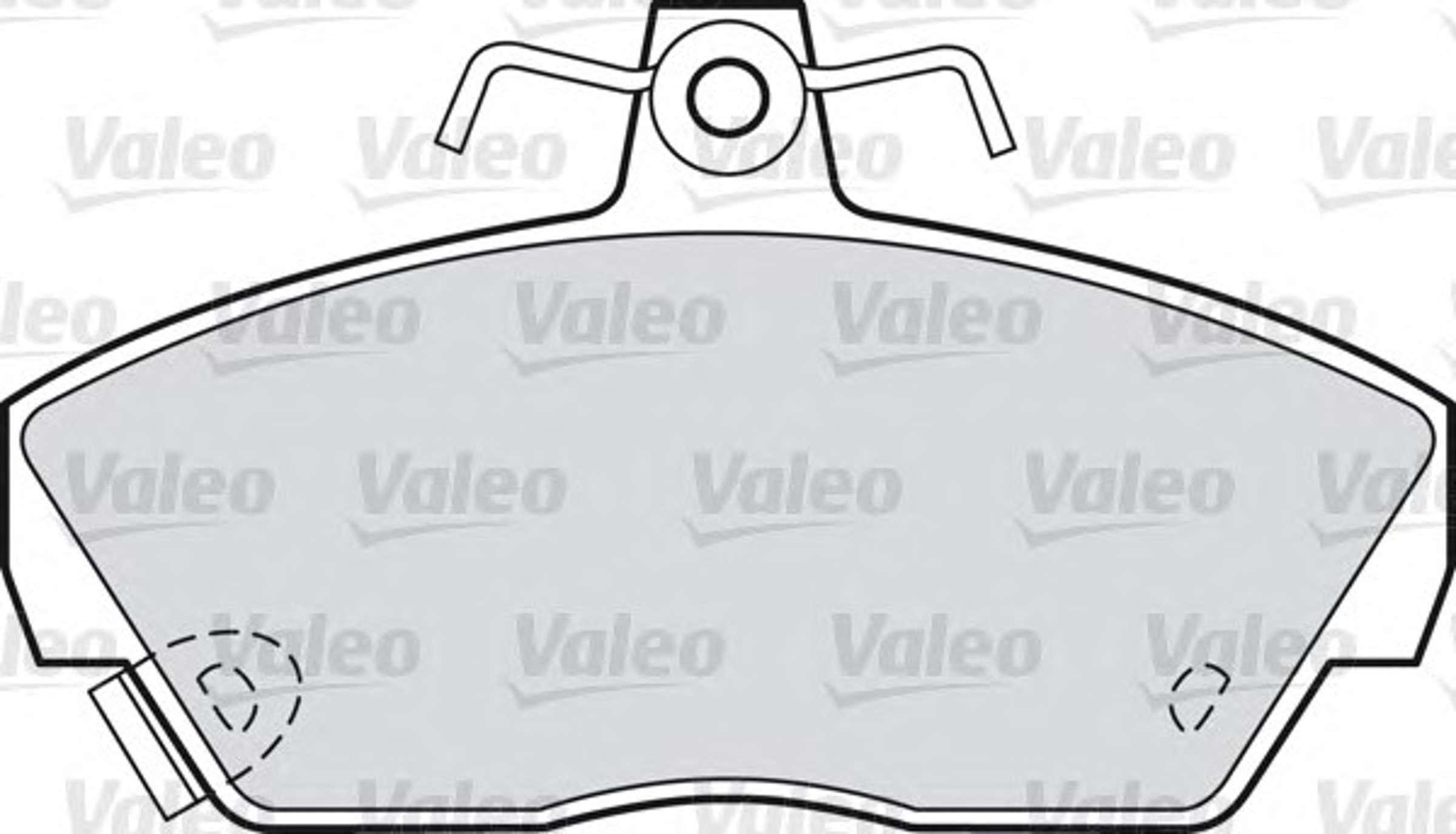 Колодки тормозные дисковые VALEO 598019