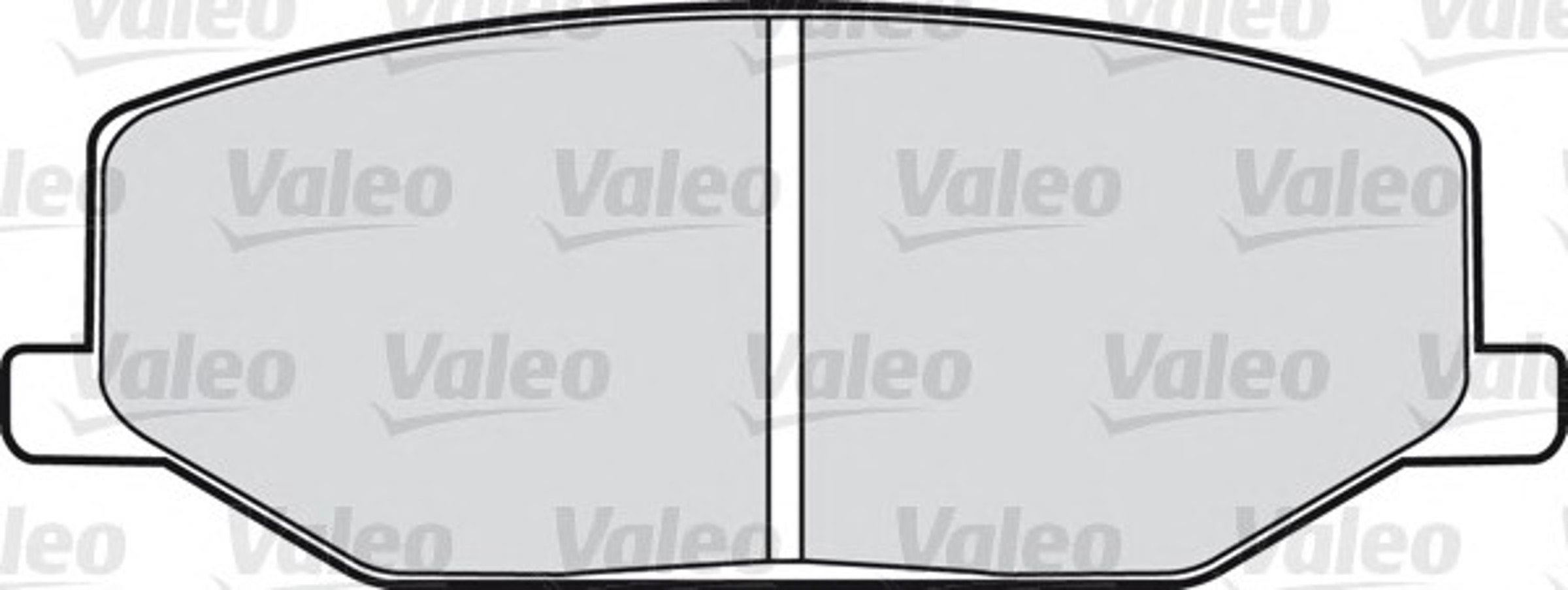 Колодка тормозная дисковая комплект VALEO 598021