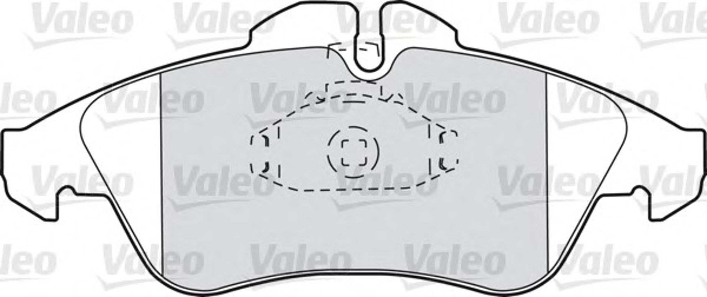 Колодки тормозные дисковые VALEO 598044