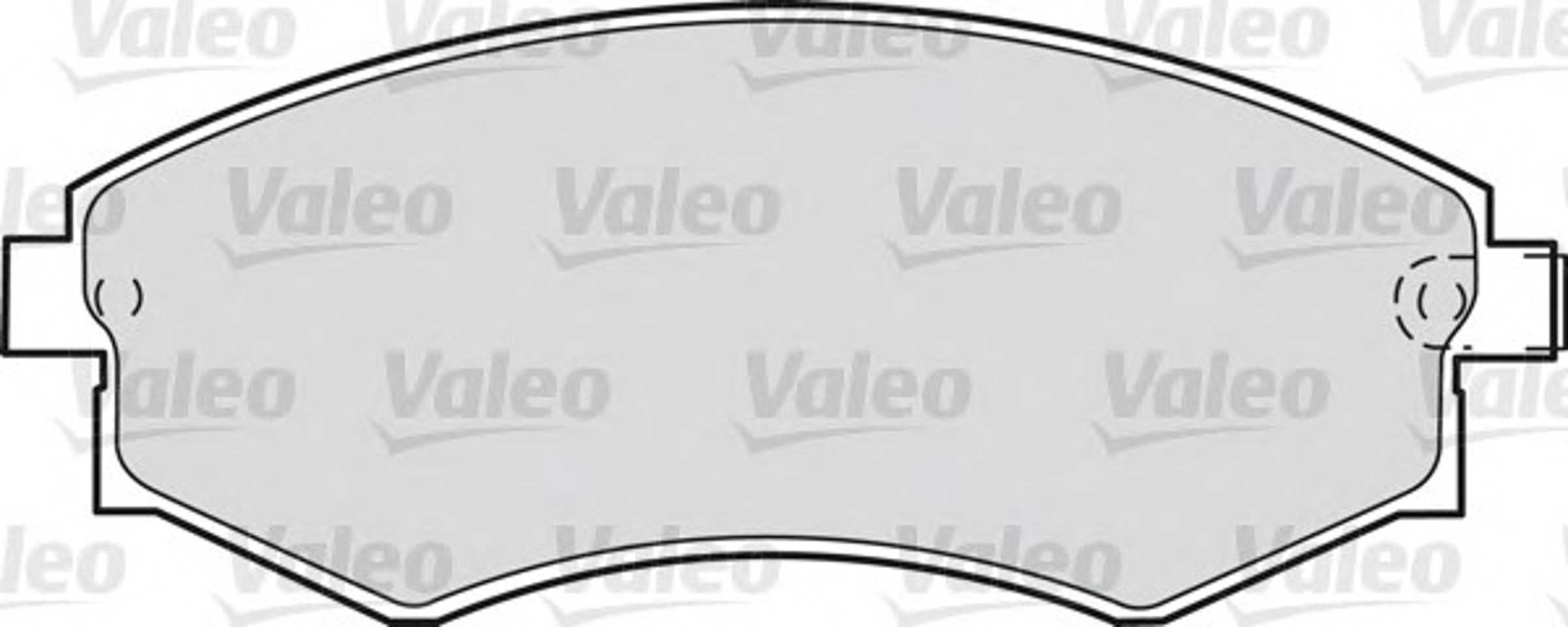 Комплект тормозных колодок дисковый тормоз VALEO 598051