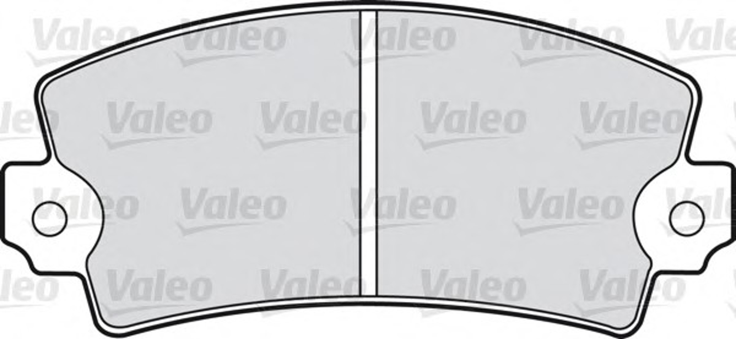 Комплект тормозных колодок дисковый тормоз VALEO 598094