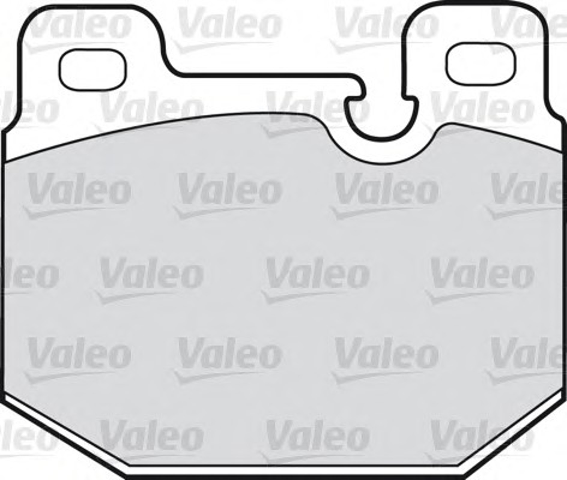 598108 VALEO Комплект тормозных колодок, дисковый тормоз