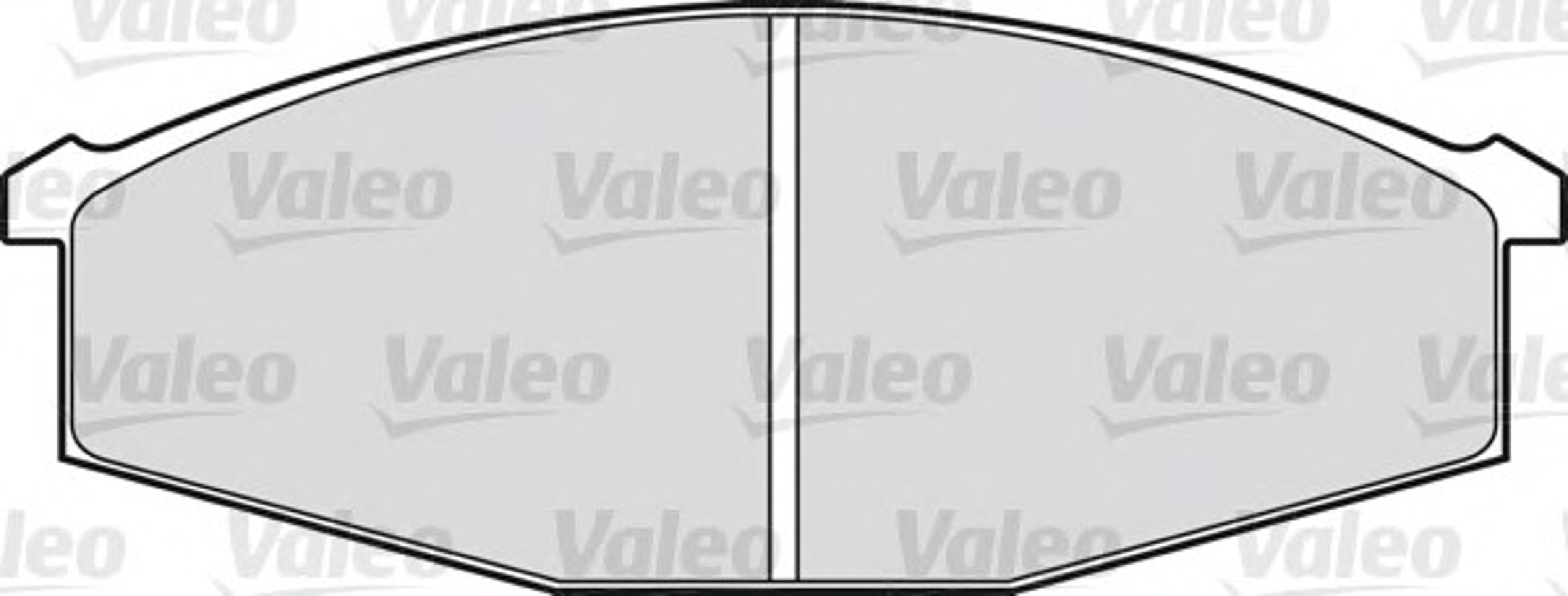 Комплект тормозных колодок дисковый тормоз VALEO 598122