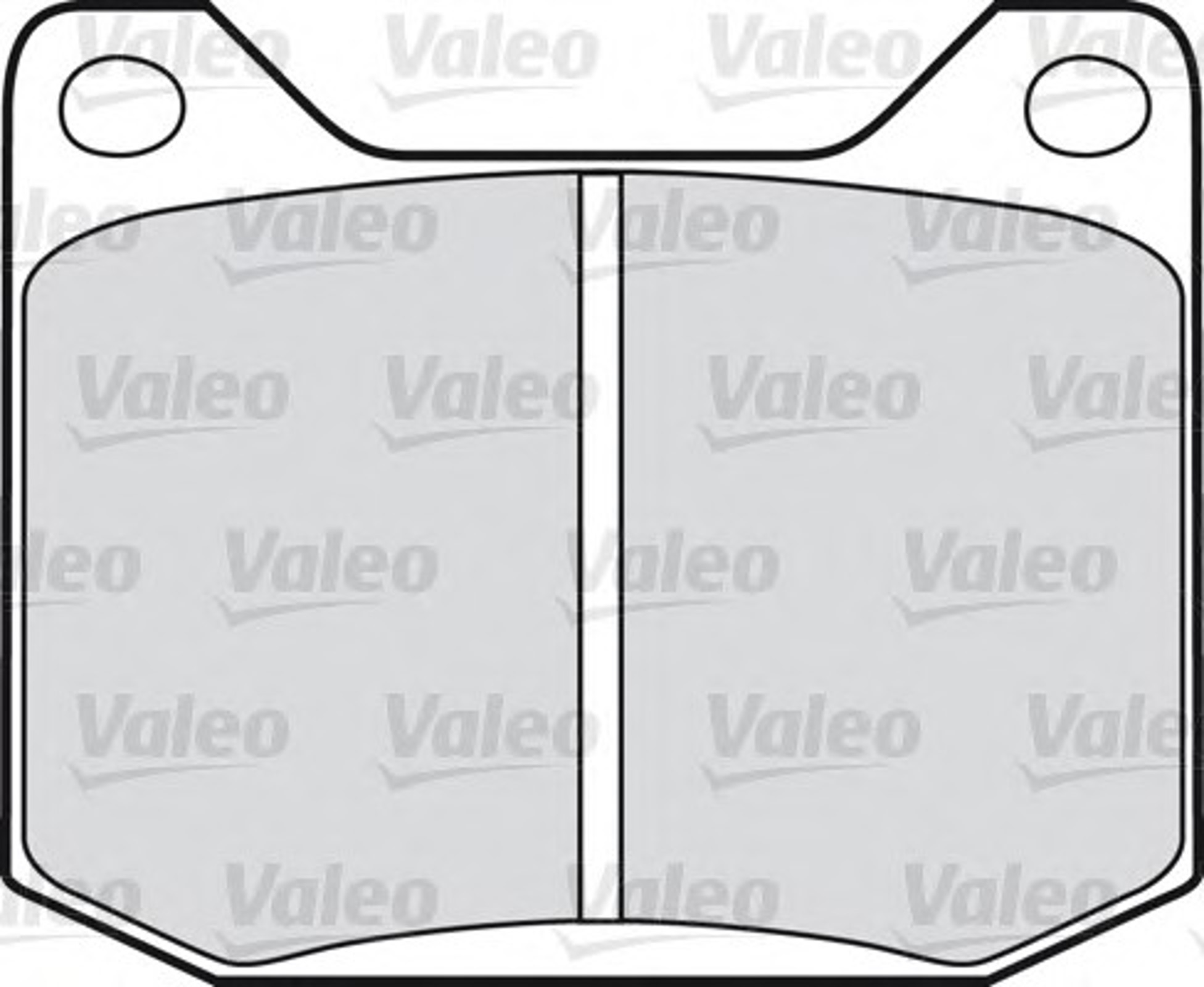 598174 VALEO Комплект тормозных колодок, дисковый тормоз