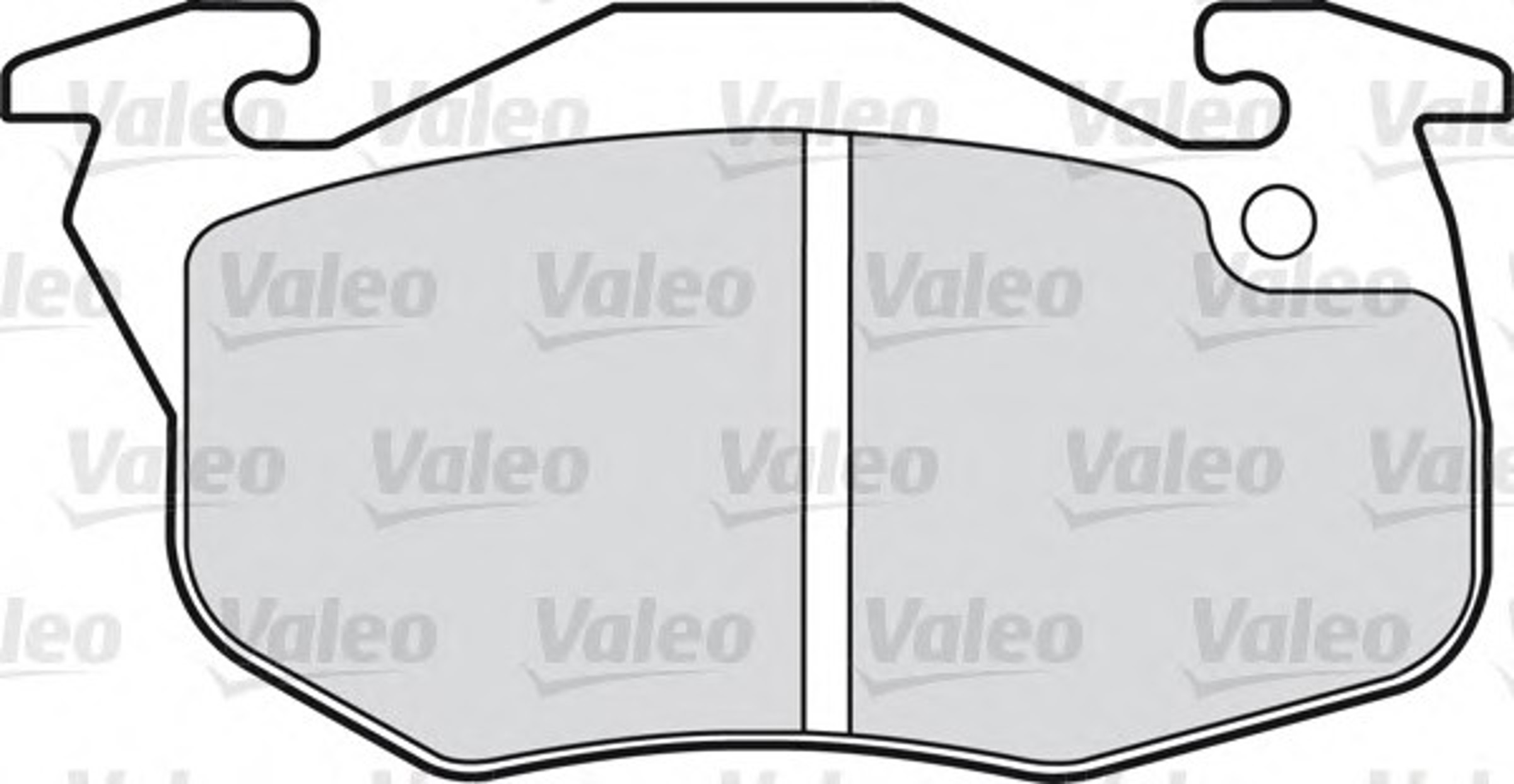 Колодки тормозные дисковые VALEO 598181