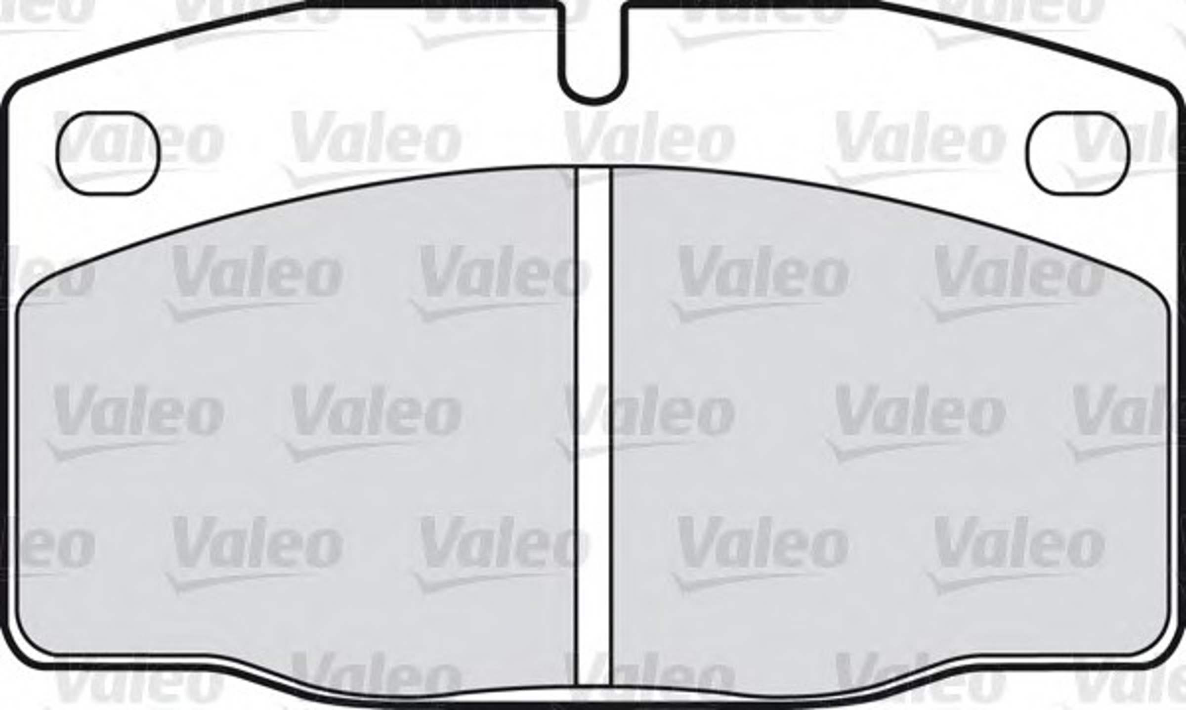 598182 VALEO Комплект тормозных колодок, дисковый тормоз