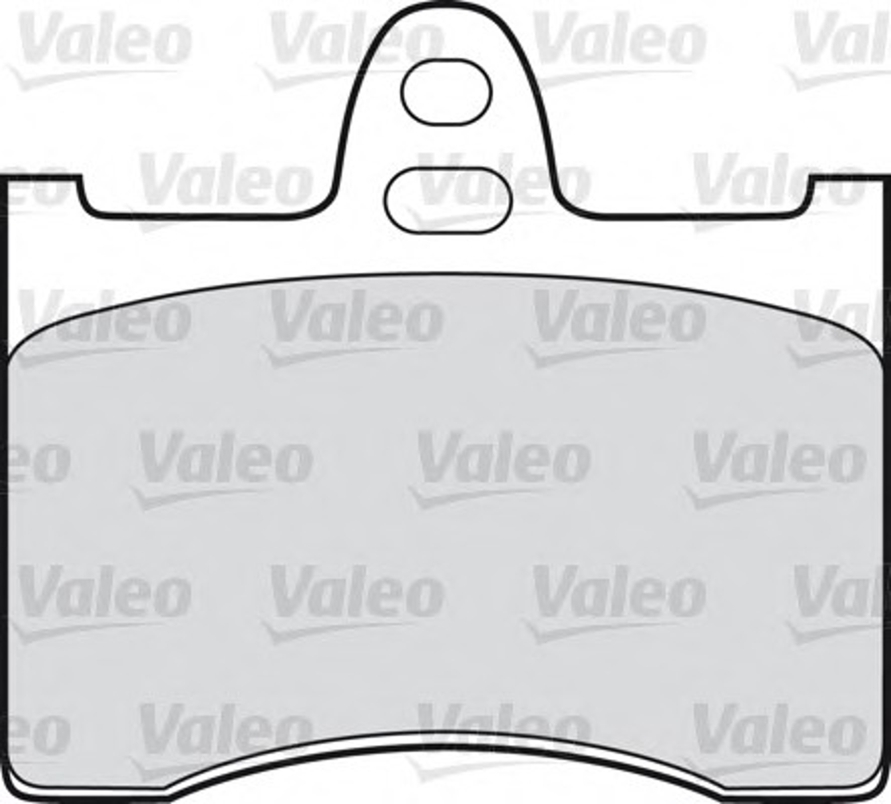 Комплект тормозных колодок дисковый тормоз VALEO 598207