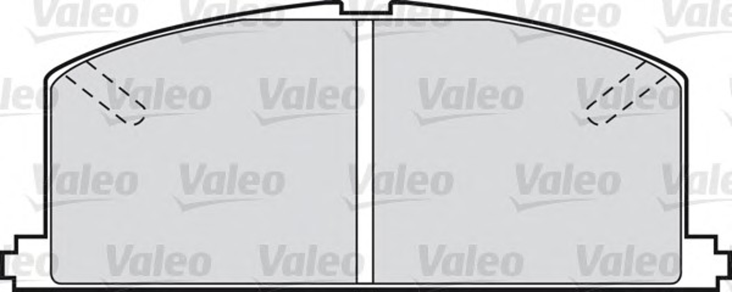 Комплект тормозных колодок дисковый тормоз VALEO 598266