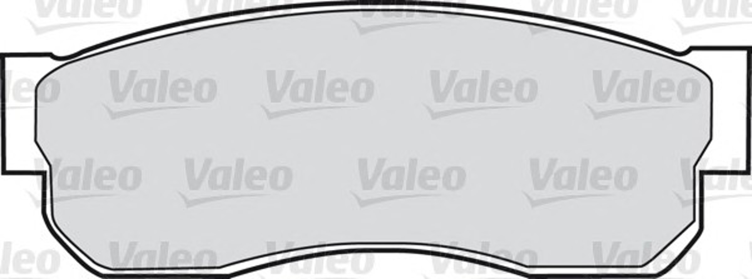 Комплект тормозных колодок дисковый тормоз VALEO 598278