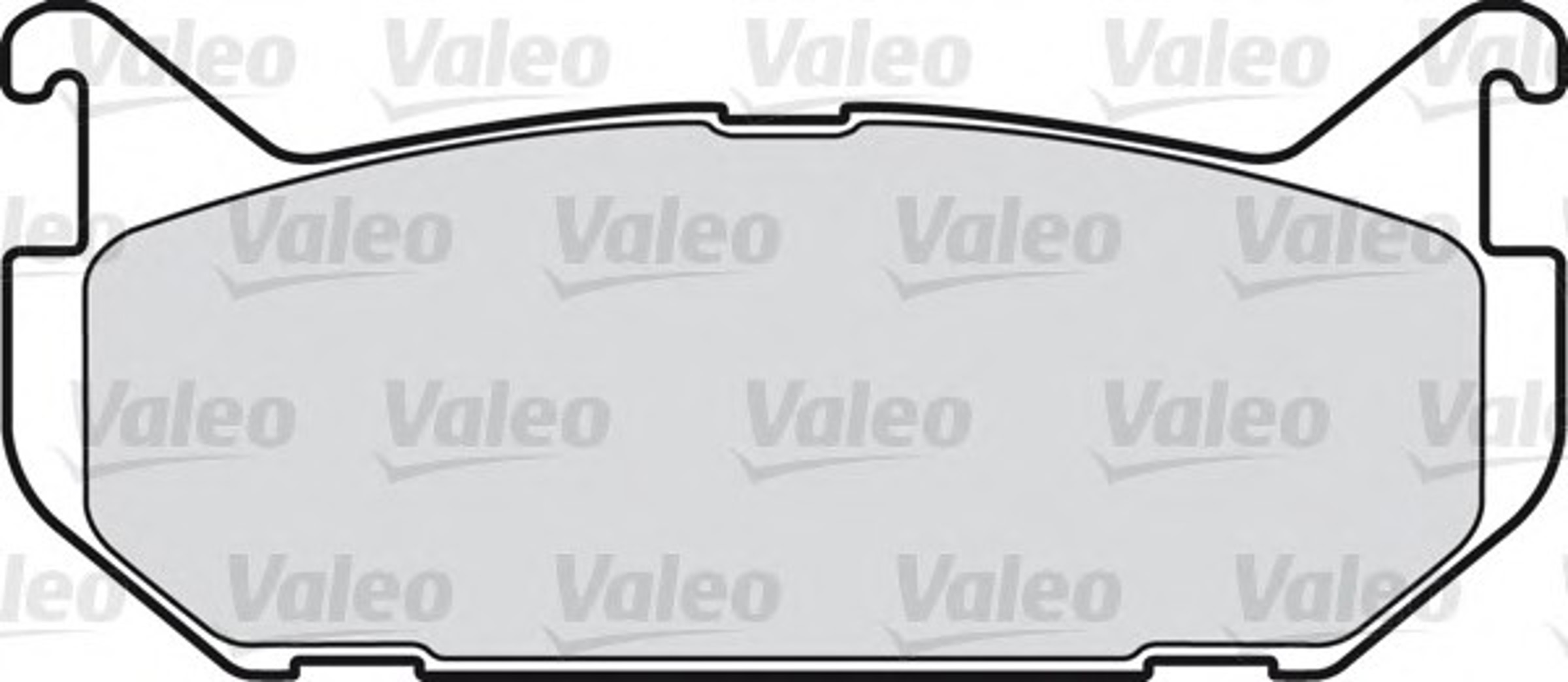 Комплект тормозных колодок дисковый тормоз VALEO 598290