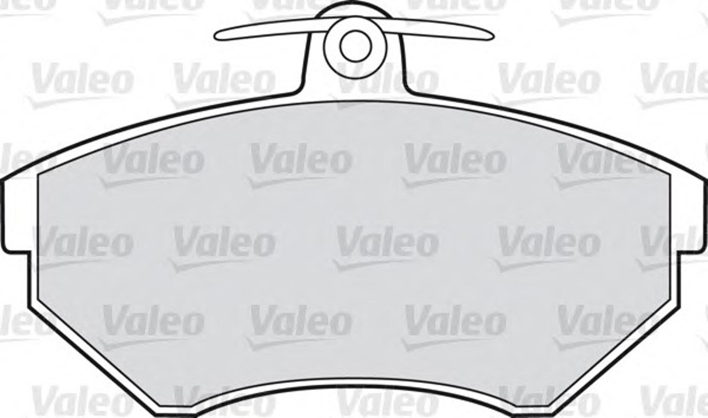 Комплект тормозных колодок дисковый тормоз VALEO 598330